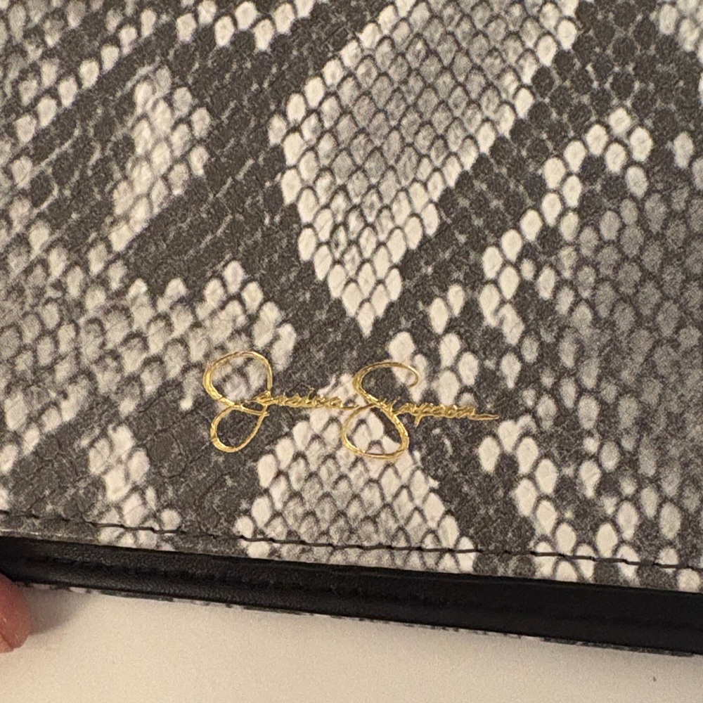 Jessica Simpson Black Python Wallet - image 8
